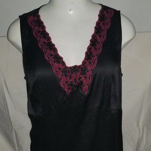 vintage silk v neck top